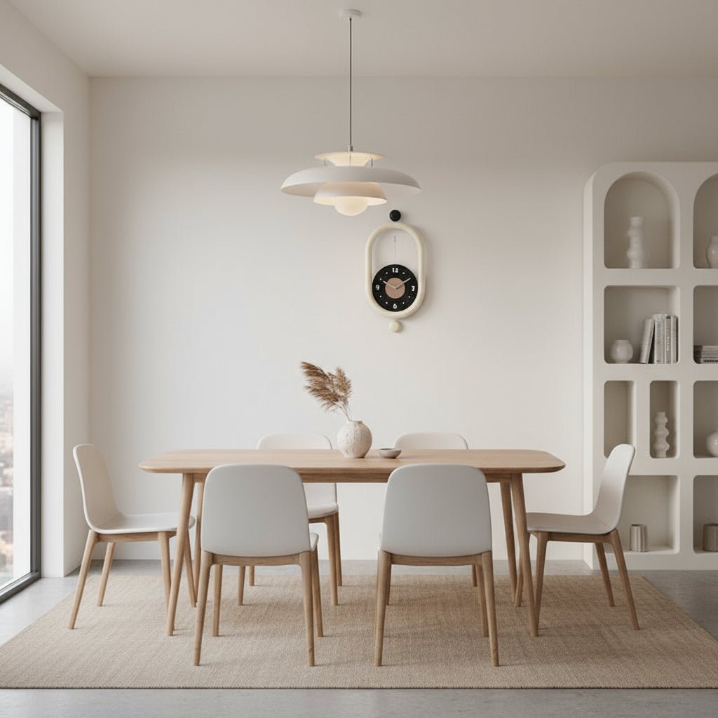 Lång Väggklocka Modern Design 3D 2