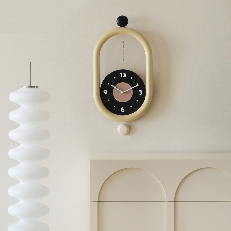 Lång Väggklocka Modern Design 3D 5