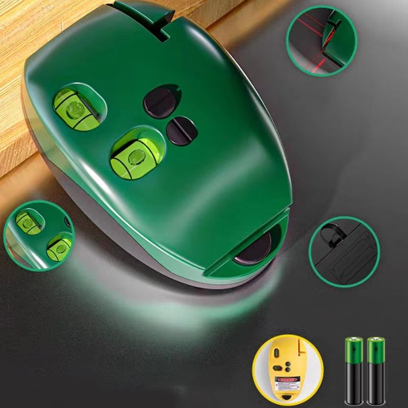 Laser Bubble Level 90° Precision 4