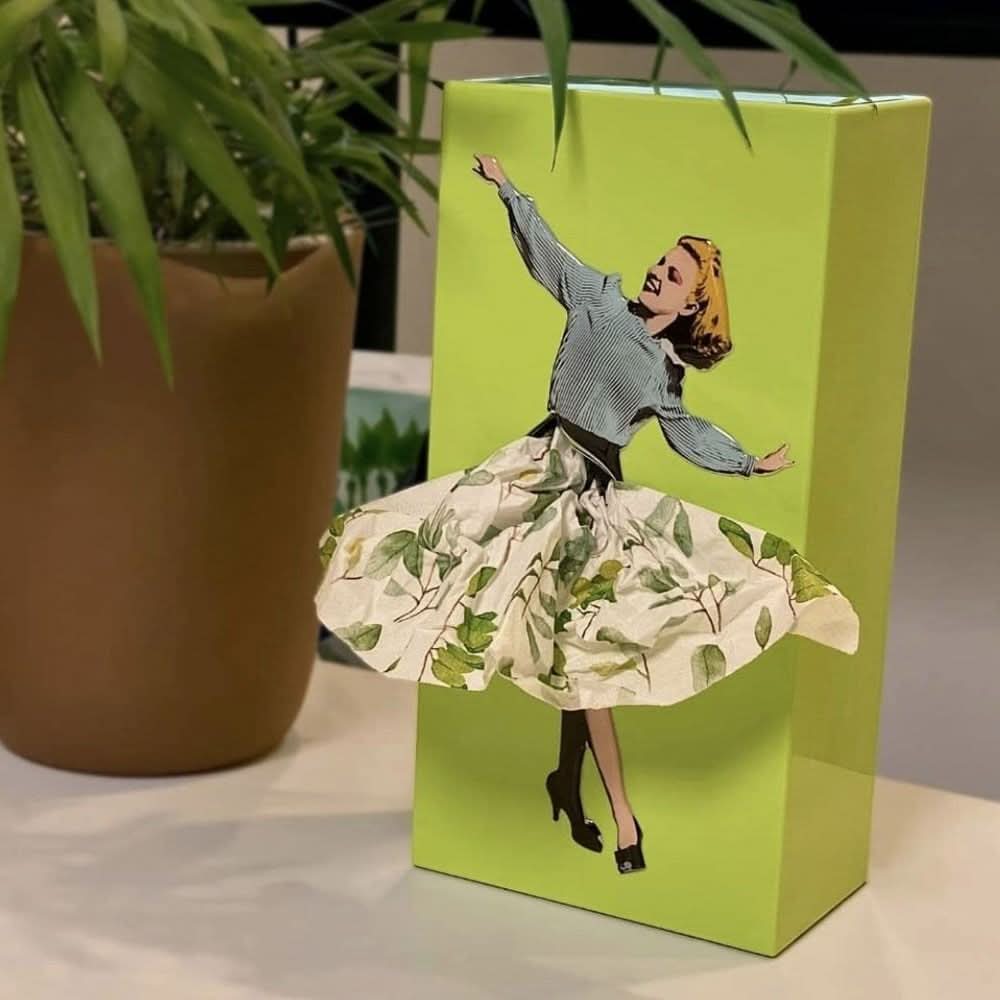Lekfull Tissuelåda för Heminredning Interaktiv Design 8