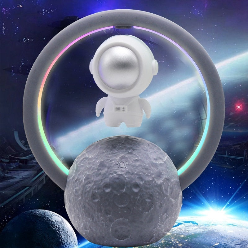Leviterande Astronaut Högtalarlampa med RGB-ljus 8