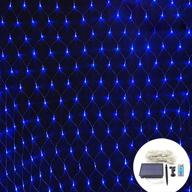 Ljusslinga Solcell Utomhus LED Belysning med Timer och Vattenskydd för Trädgård och Fest 6