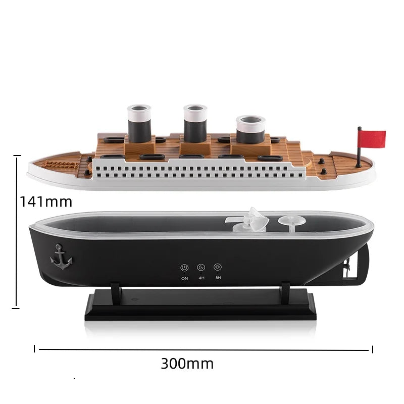 Luftfuktare Med Oceanliner Design För Sovrum Och Rum 6