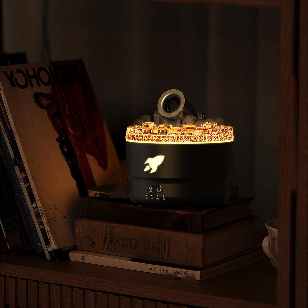 Luftfuktare och Aromspridare med Lavaeffekt 2