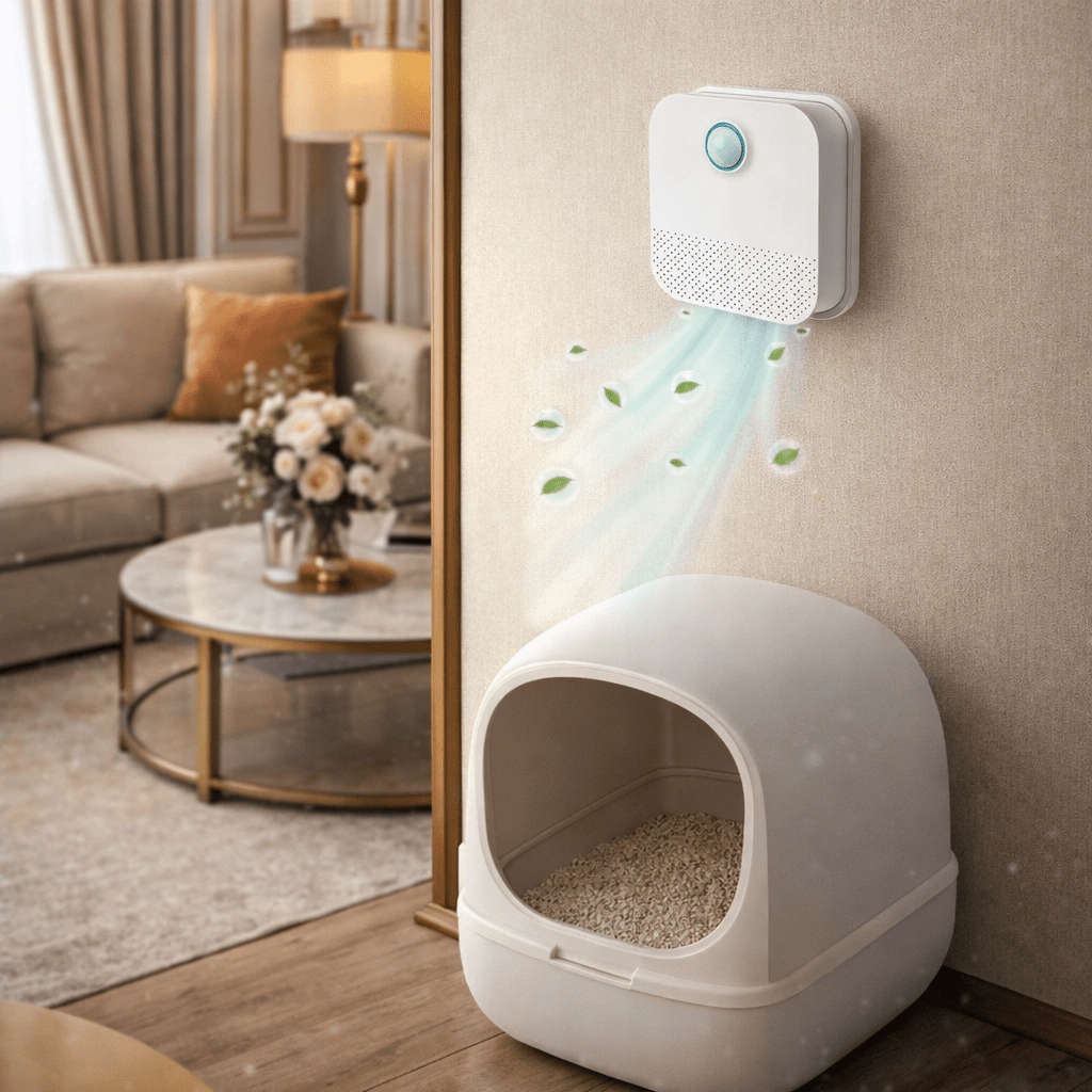Luktneutraliserare för kattsandsfack med rörelsesensor 0