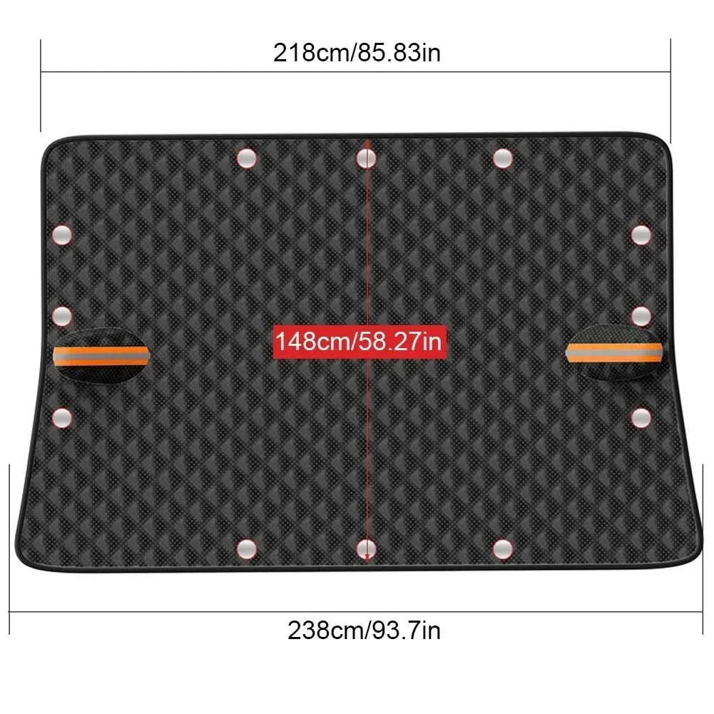 Magnetiskt Bilskydd med Värmereflekterande Design 8