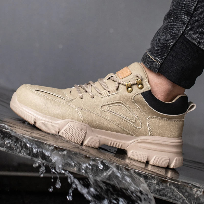 Mäns Arbetskor Taktisk Design med Ståltå och Anti-Glid Sula 4