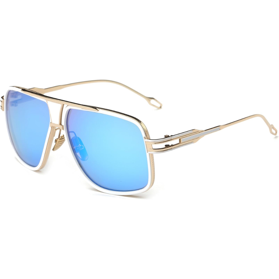 Mäns Aviator Solglasögon Med UV-skydd Tidlös Design 7