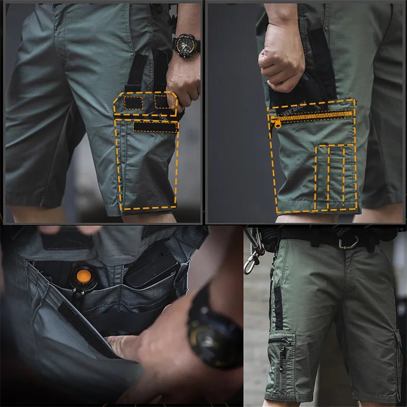 Mäns Bermuda Shorts Kamouflage Stil 6