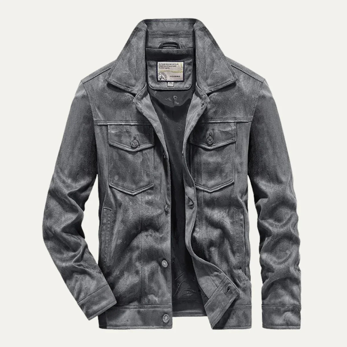 Mäns Cargo Jacka Vintage Stil 2