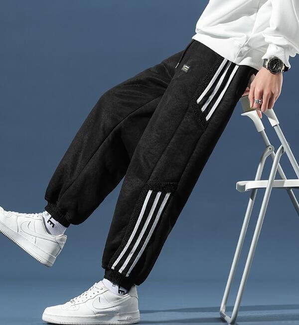 Mäns Fleecebyxor Casual Stil Trendig 6