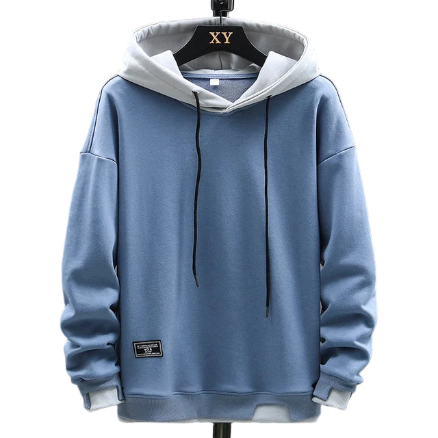 Mäns Hoodie Klassisk Stil Med Huva 0