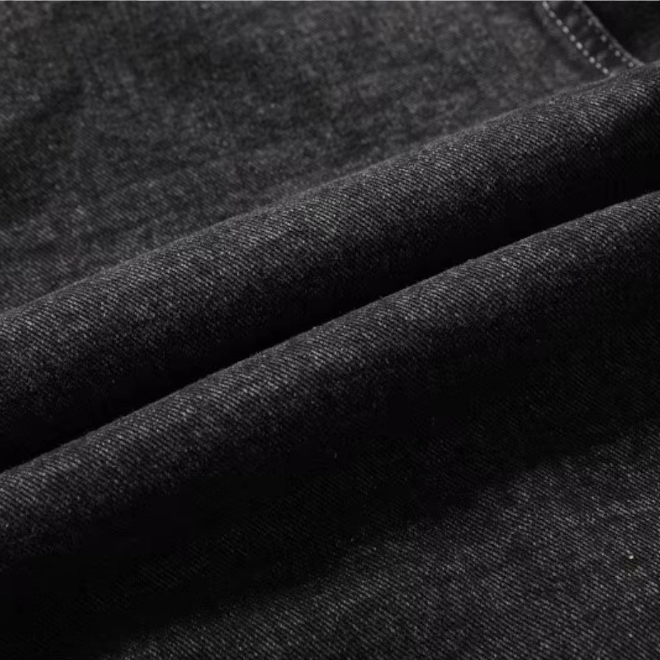 Mäns Jeansjacka Fleecefodrad 6