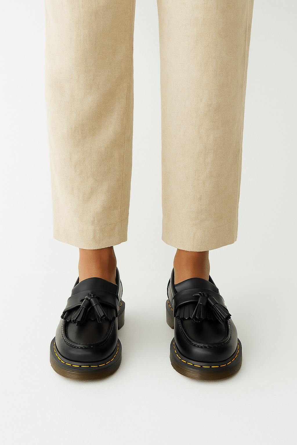 Mäns Klassiska Loafers med Tofs 0