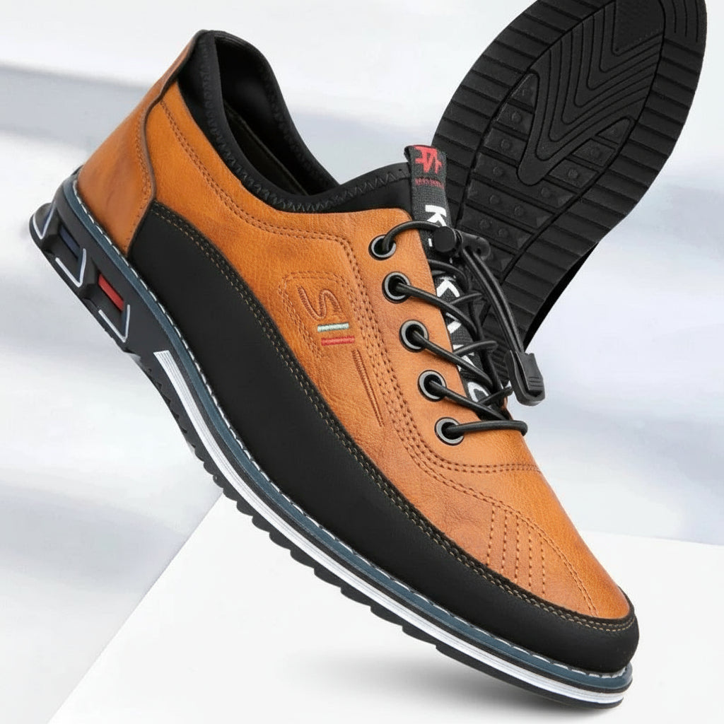 Mäns Läder Skor Stödjande Design 2