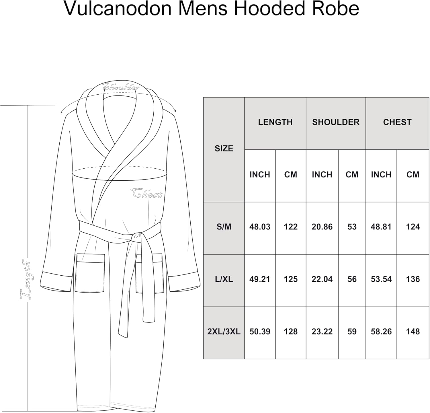 Mäns Lång Badrock Fleece 6