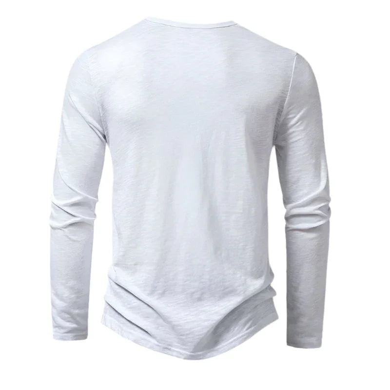 Mäns Långärmad Pikétröja 7