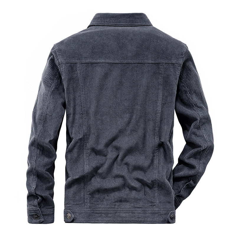 Mäns Manchesterjacka Casual Stil 2