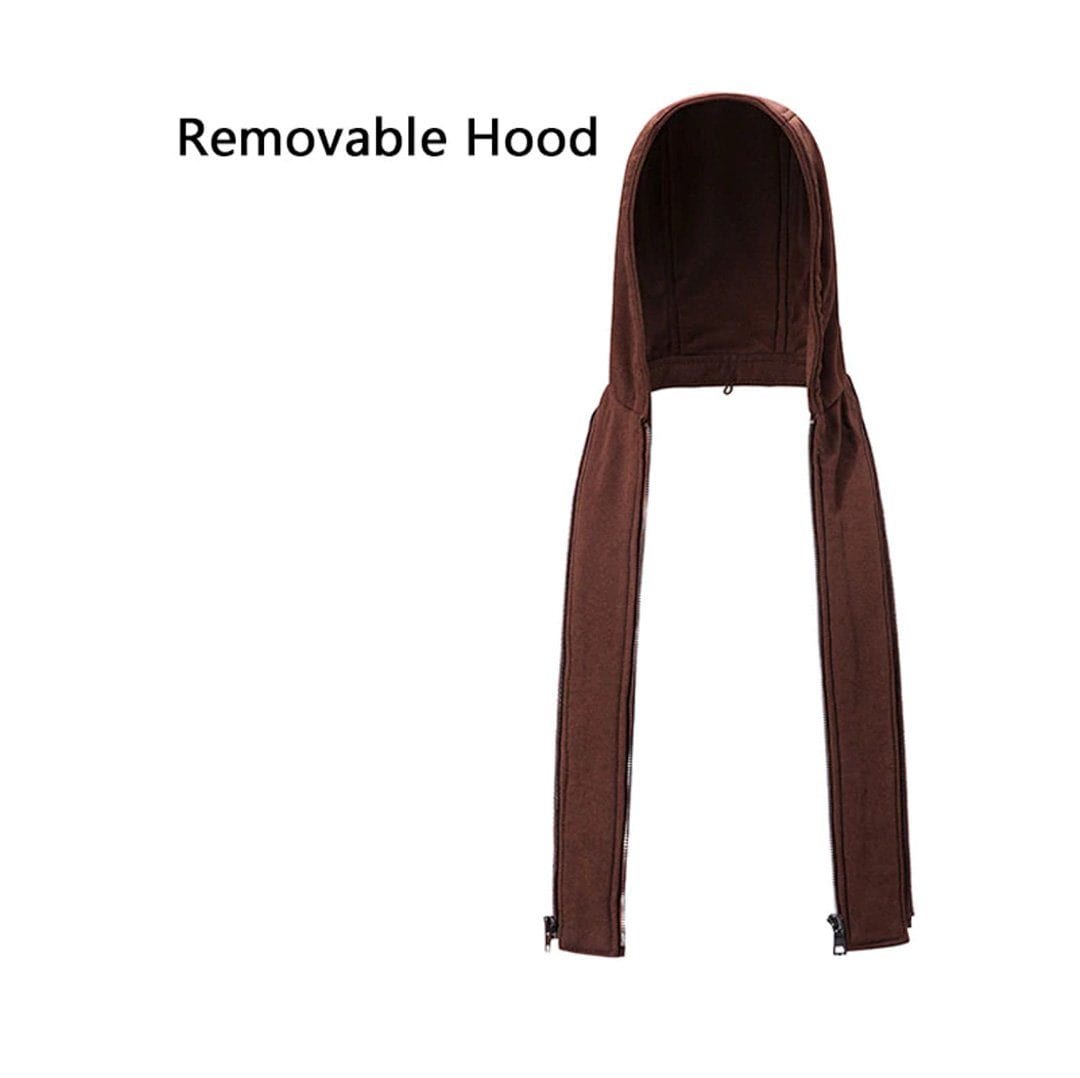 Mäns Motorcykeljacka Retro Stil Med Virkad Design 6