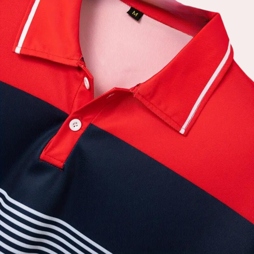 Mäns Polo Skjorta Stilren Modern Design för Alla Tillfällen 3