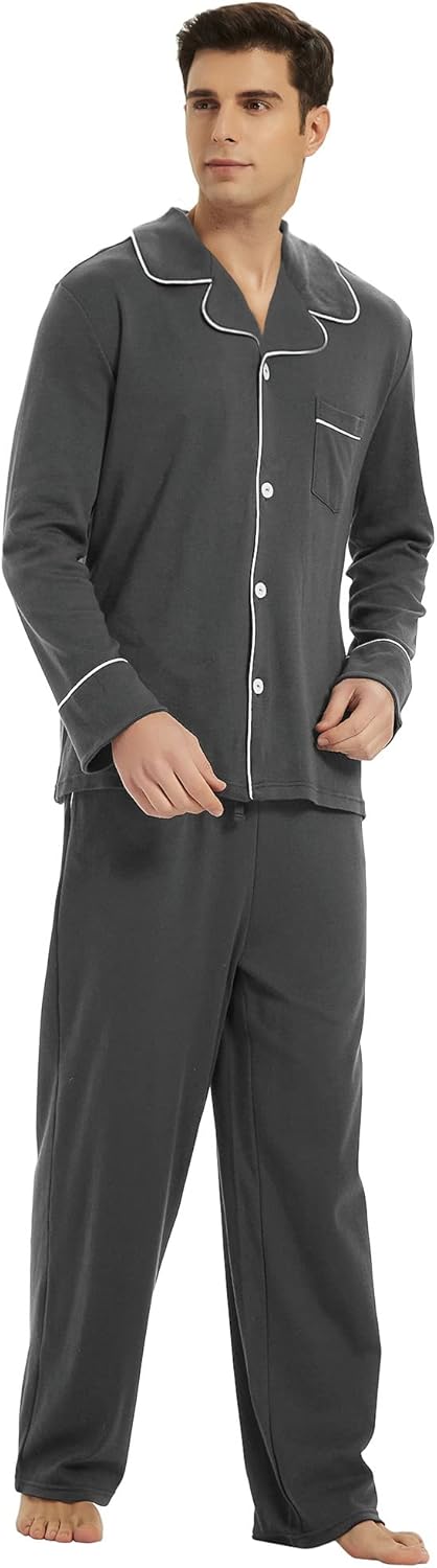 Mäns Pyjamas Set Klassisk Stil 5