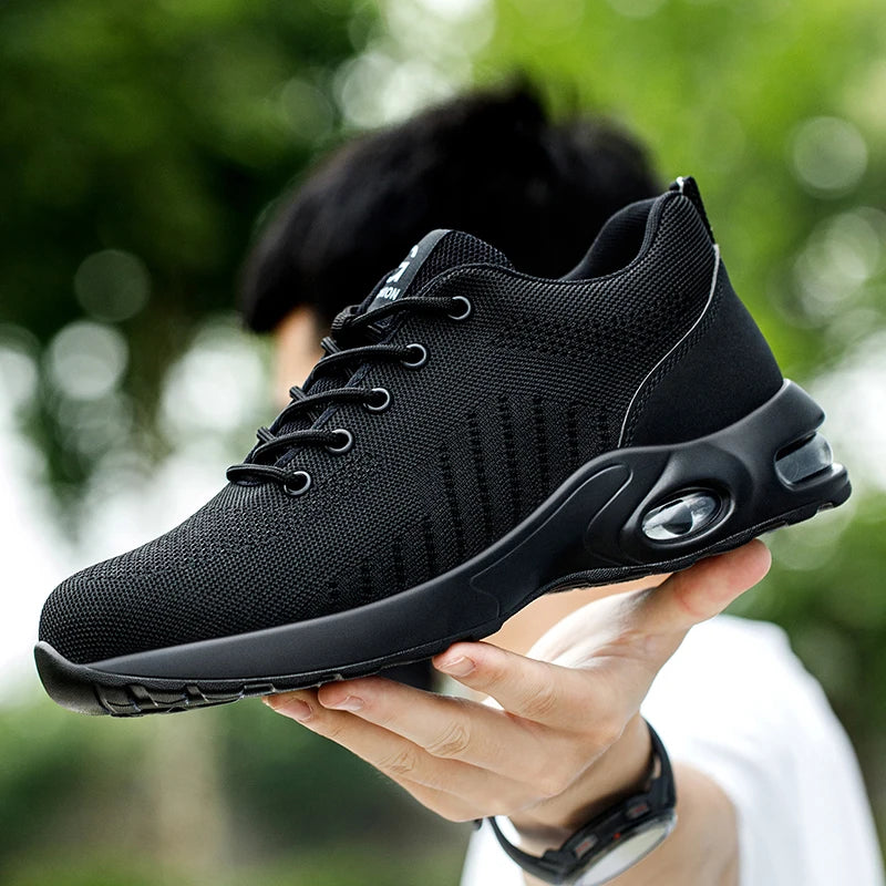 Mäns Säkerhetsstövlar Ståltå Vattentålig Antisklid 4