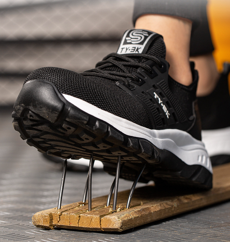 Mäns Skyddsskor För Arbete Med Halkfri Sula 8