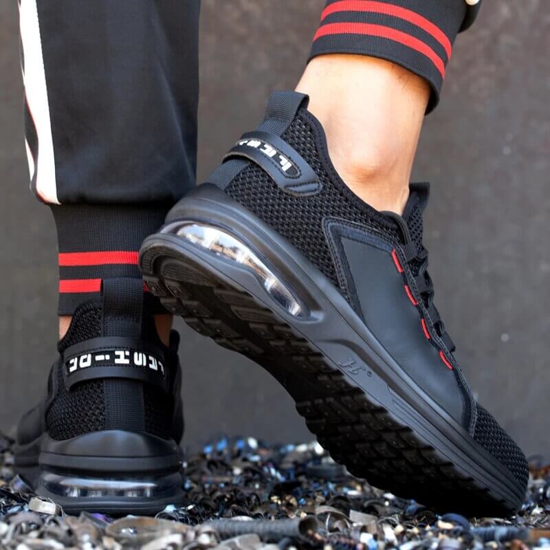 Mäns Skyddsskor med Ståltå och Halkskydd Trendig Design 1