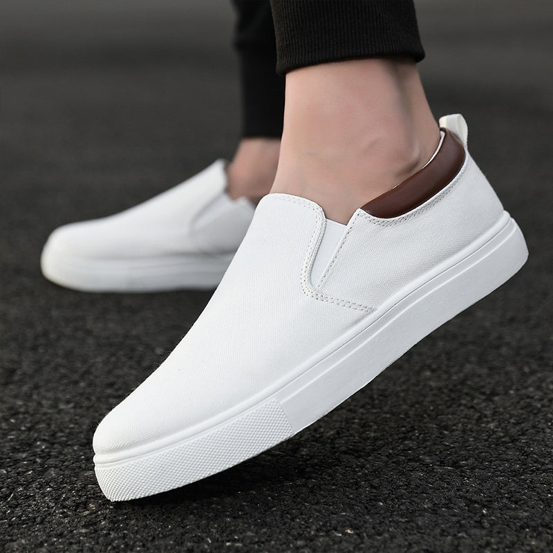 Mäns Slip-on Skor i Canvas 4