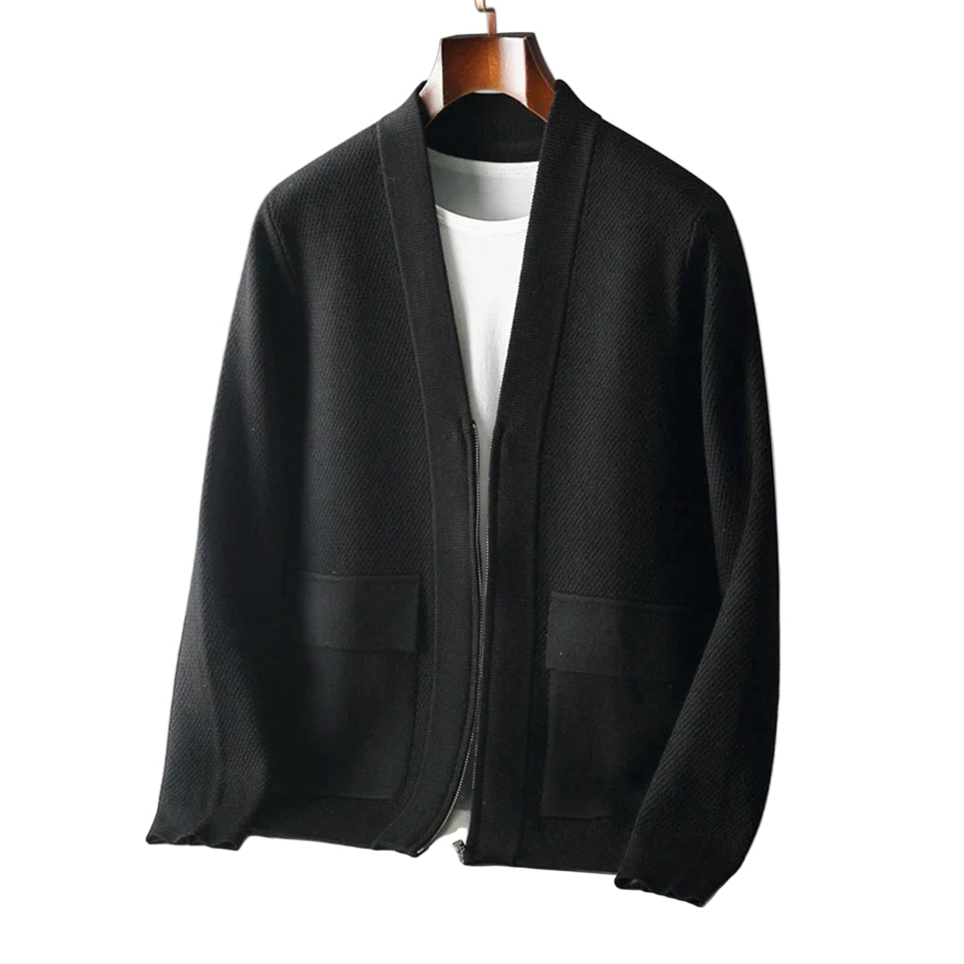 Mäns Stickad Väst Klassisk Stil 8