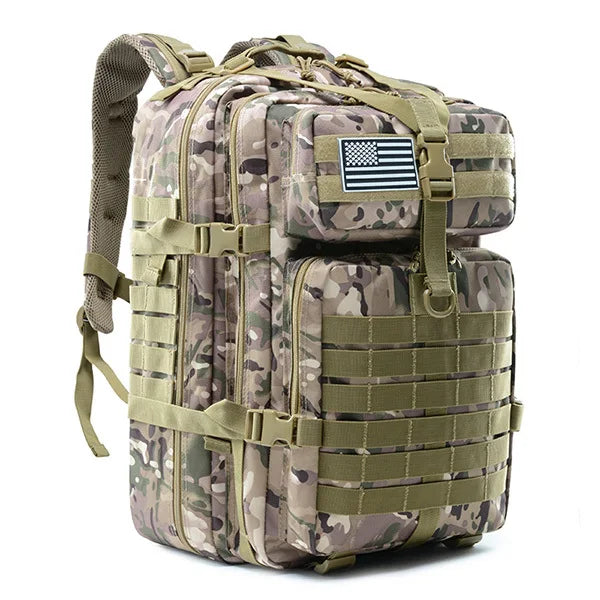 Mäns Tactical Ryggsäck 50L för Utomhusbruk 9