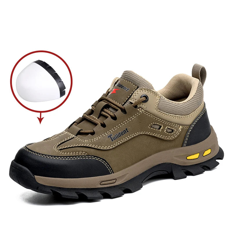 Mäns Taktiska Arbetsskor med Punkteringsbeständig Design 3