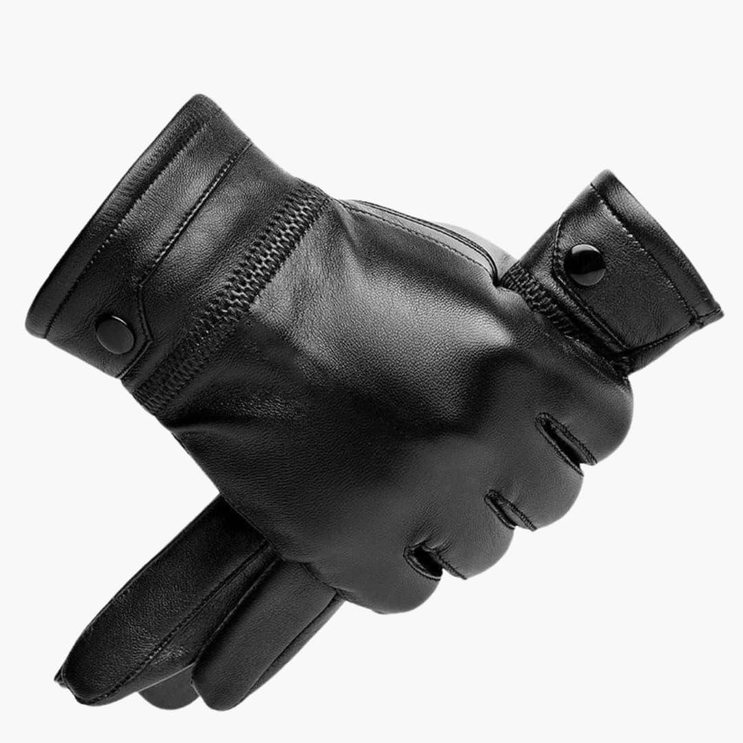 Mäns Vinterhandskar Läderdesign För Komfort och Stil 3