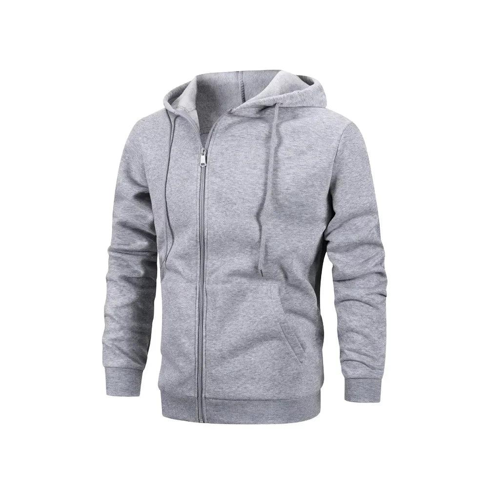 Mäns Zip Jacket Casual Streetwear 0