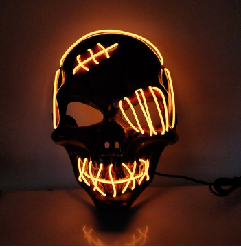 Mask för Halloween med Ljusfunktioner 4