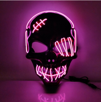 Mask för Halloween med Ljusfunktioner 5
