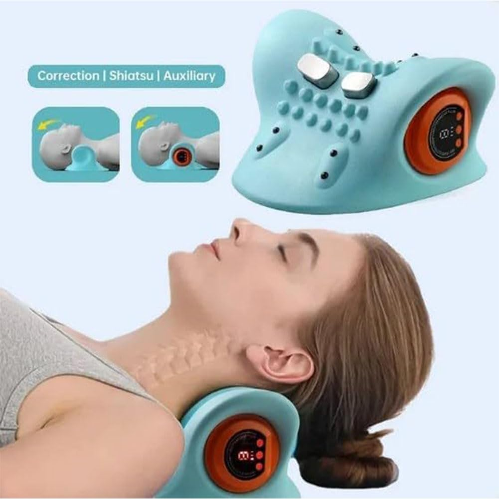 Massageapparat för Nacke och Rygg med Värme och EMS 1
