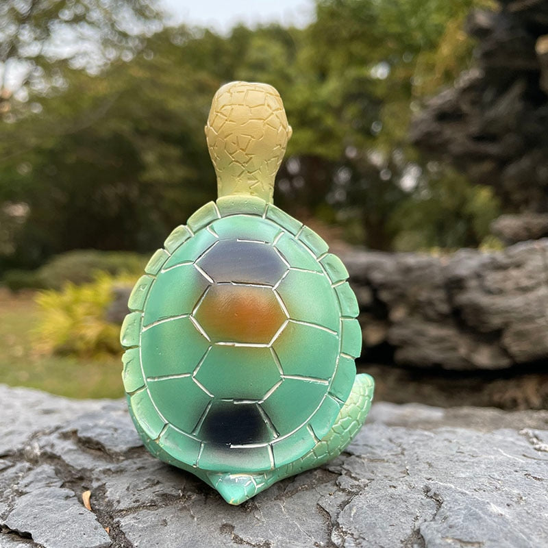 Meditativ Havssköldpadda Staty 1