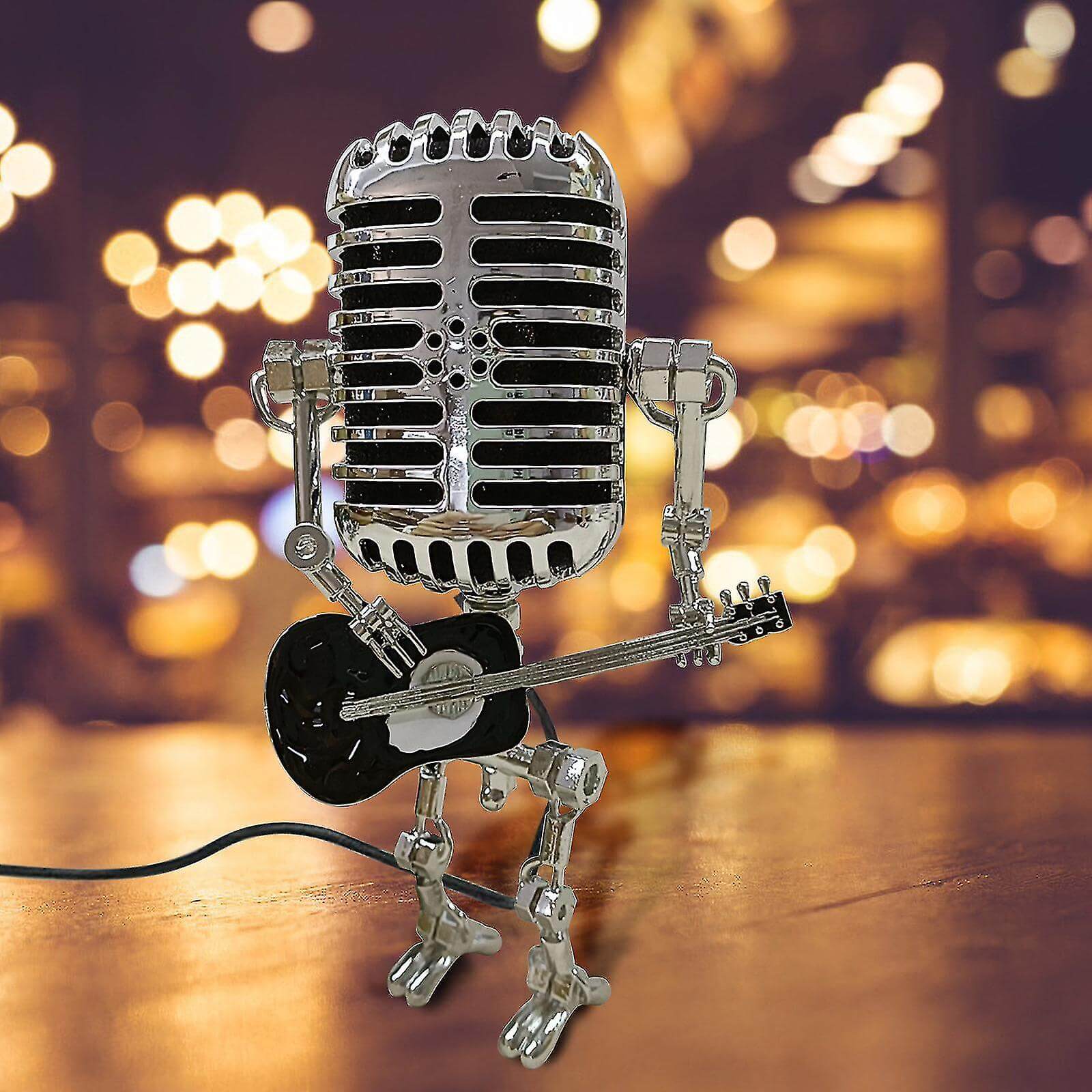 Mikrofon Robot Skrivbordslampa Justerbar LED 1