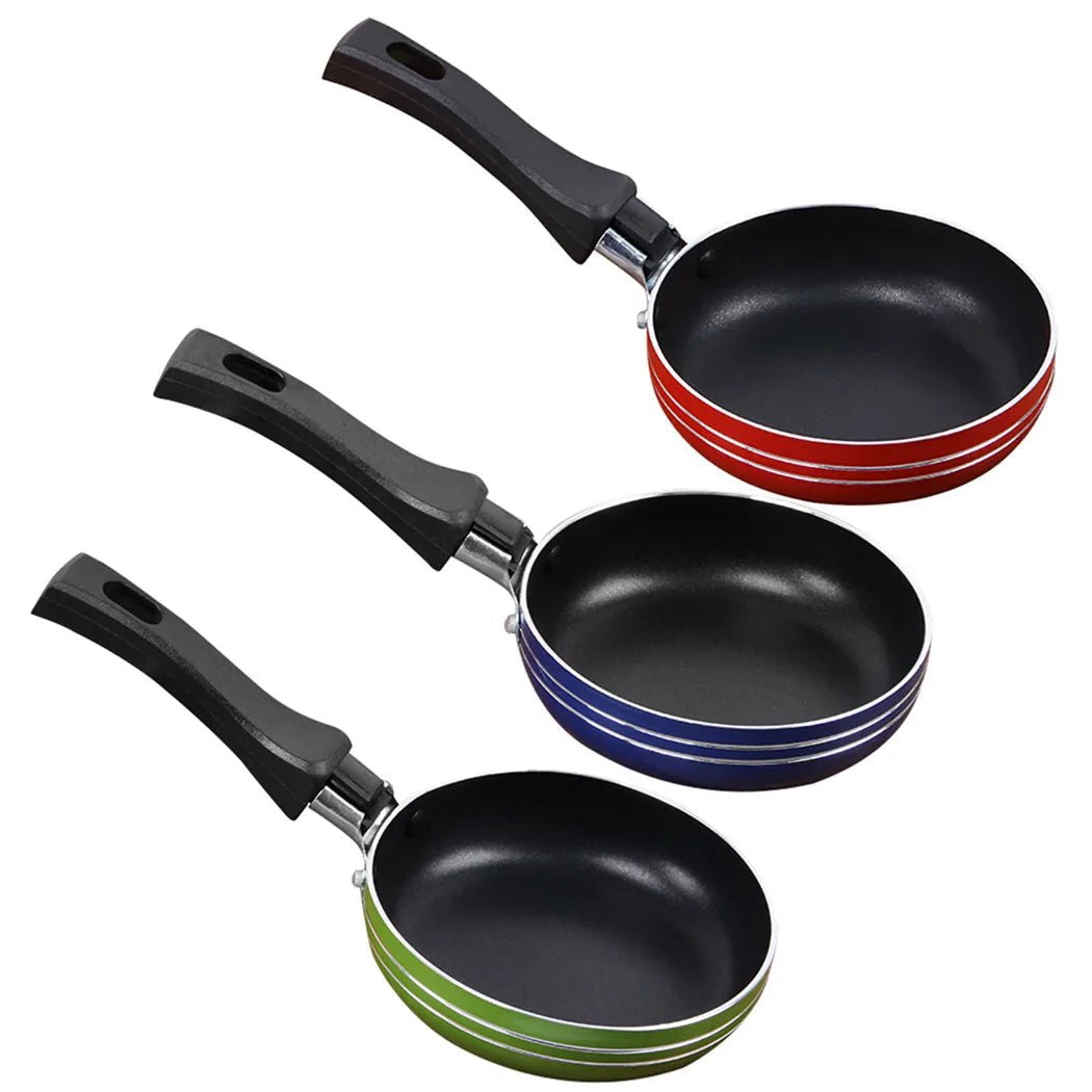 Mini Stekpanna Set för Enkel Matlagning med Non-Stick Yta 3
