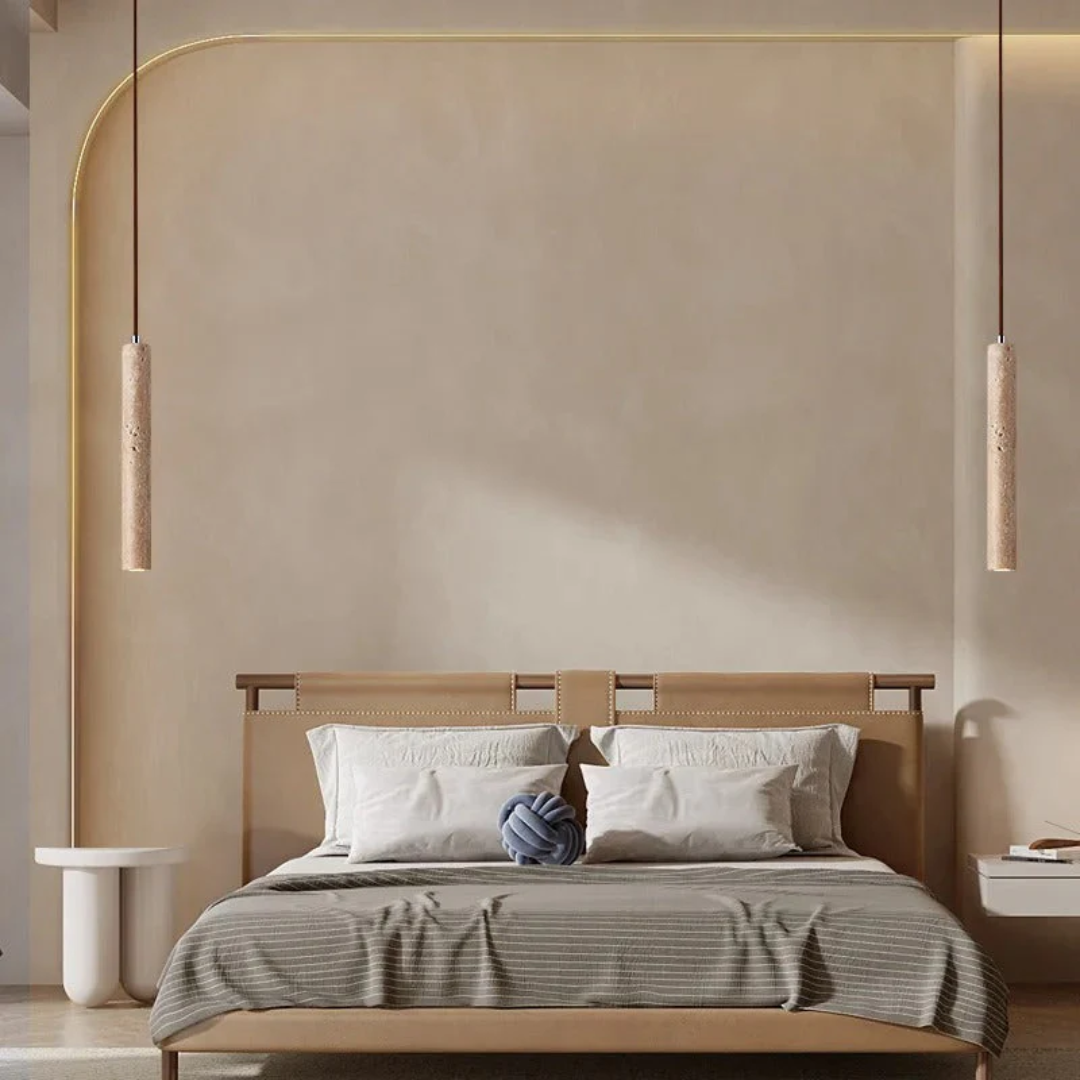 Minimalistisk LED-Ljuskrona Wabi-Sabi Stil för Vardagsrum och Matsal 3