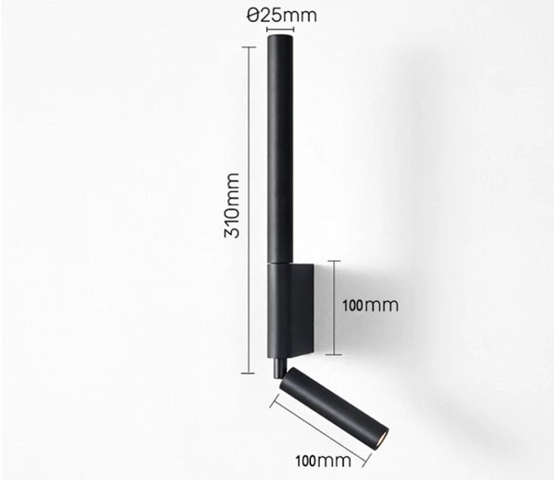 Minimalistisk Vägglampa med Varmvit LED-belysning 5