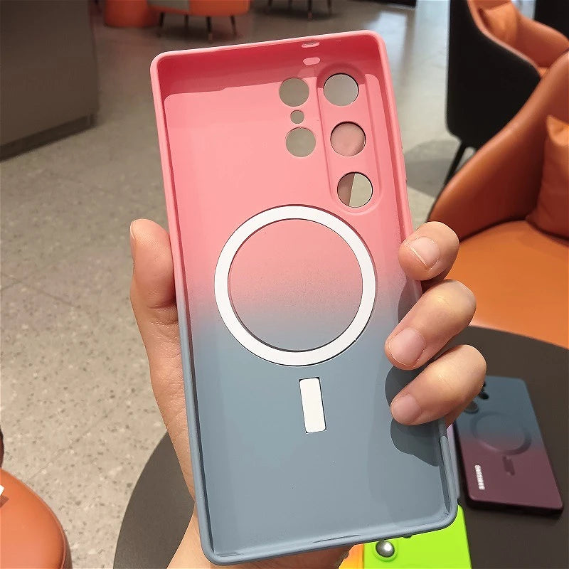 Mobilfodral Samsung med Gradientfärg Skyddande Design 1