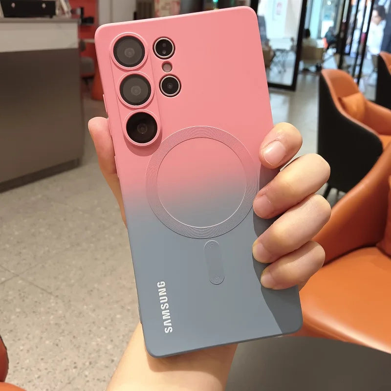 Mobilfodral Samsung med Gradientfärg Skyddande Design 9