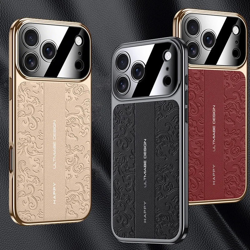 Mobilfodral för iPhone 17 Pro Max med präglad design 0