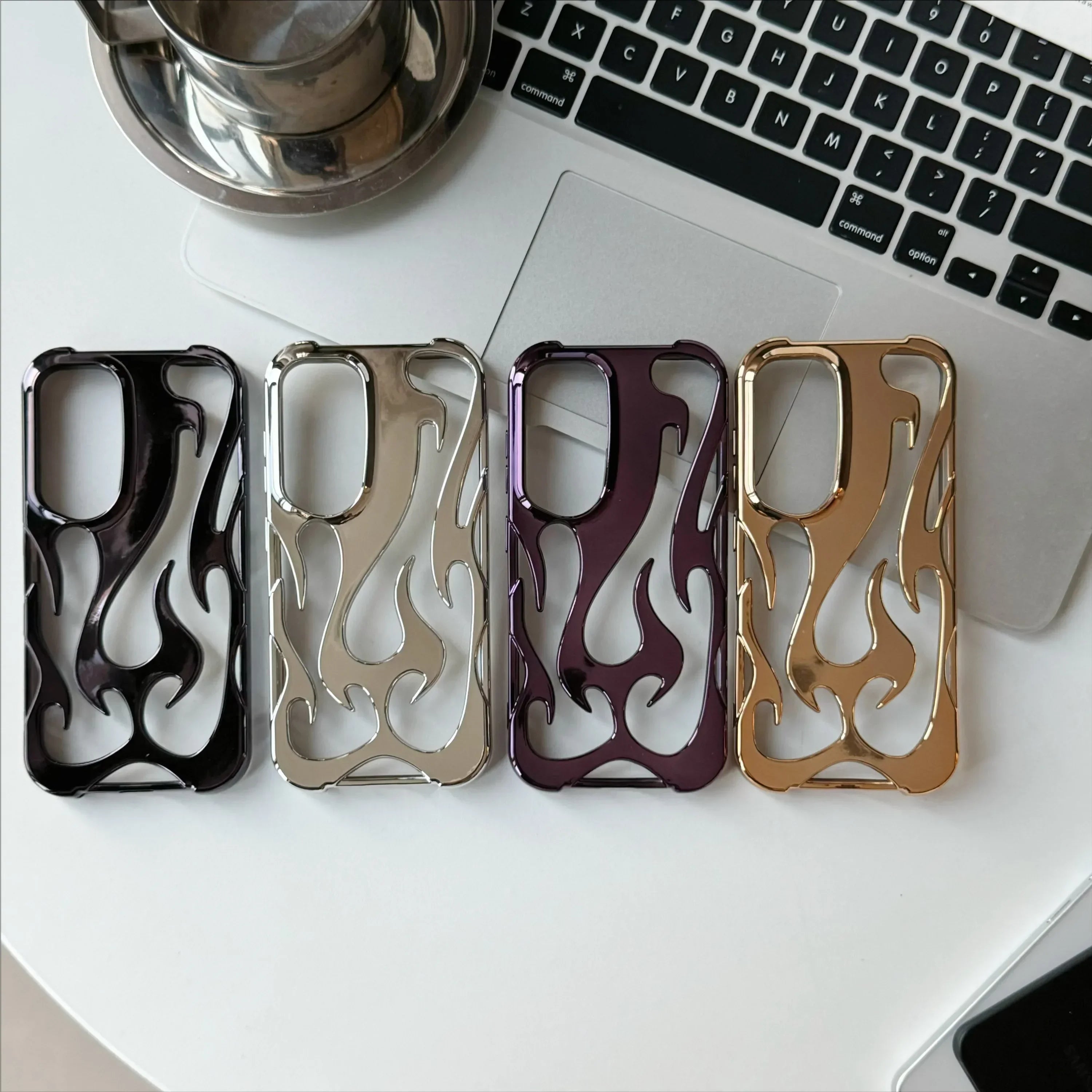 Mobilskal med 3D Eldmönster för Samsung Galaxy 5