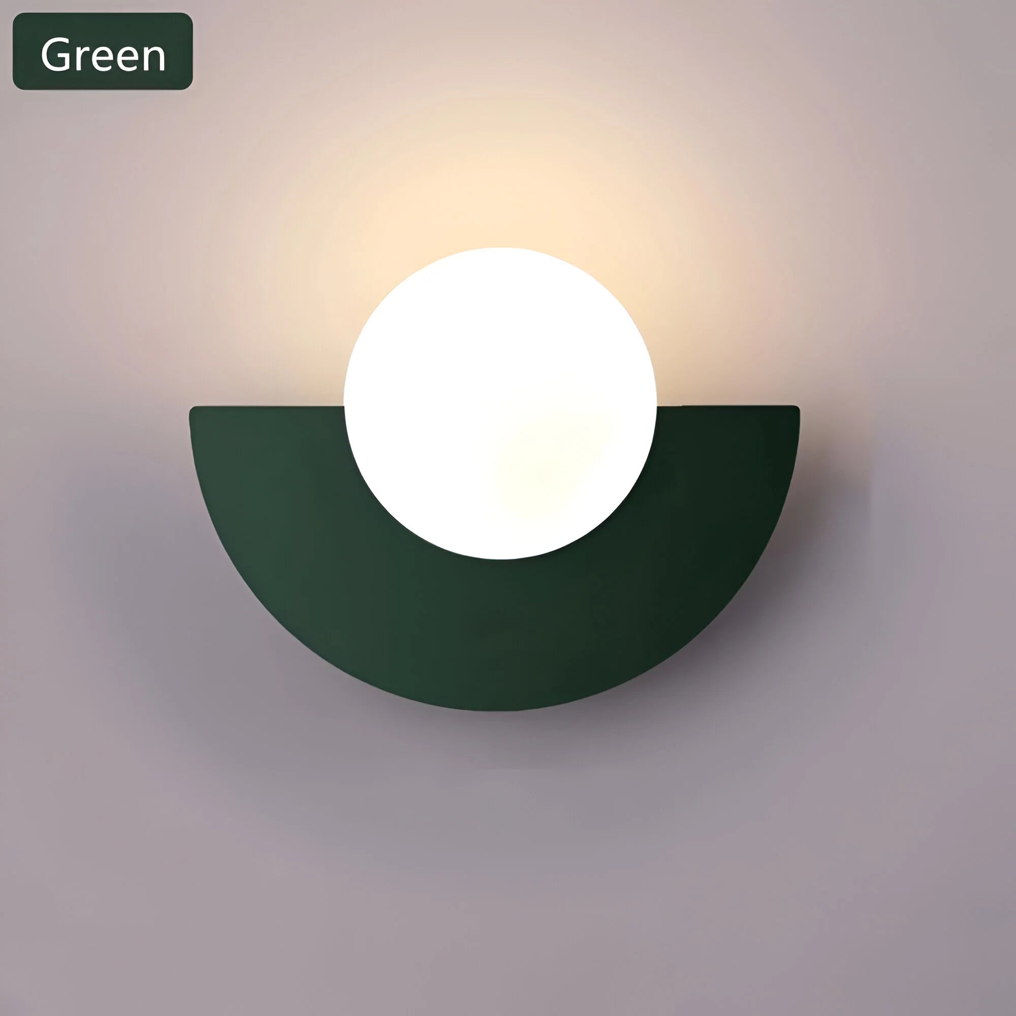Modern Halvcirkel Vägglampa 5