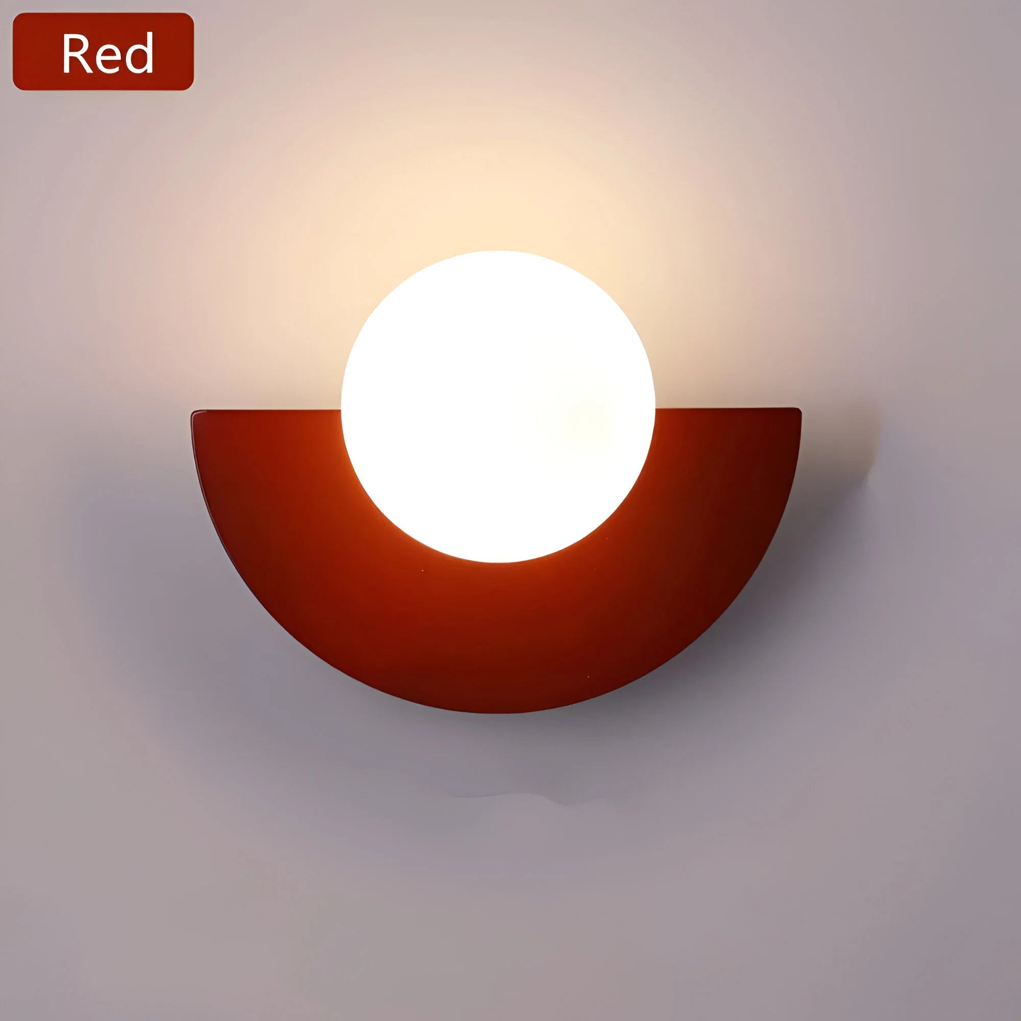 Modern Halvcirkel Vägglampa 6