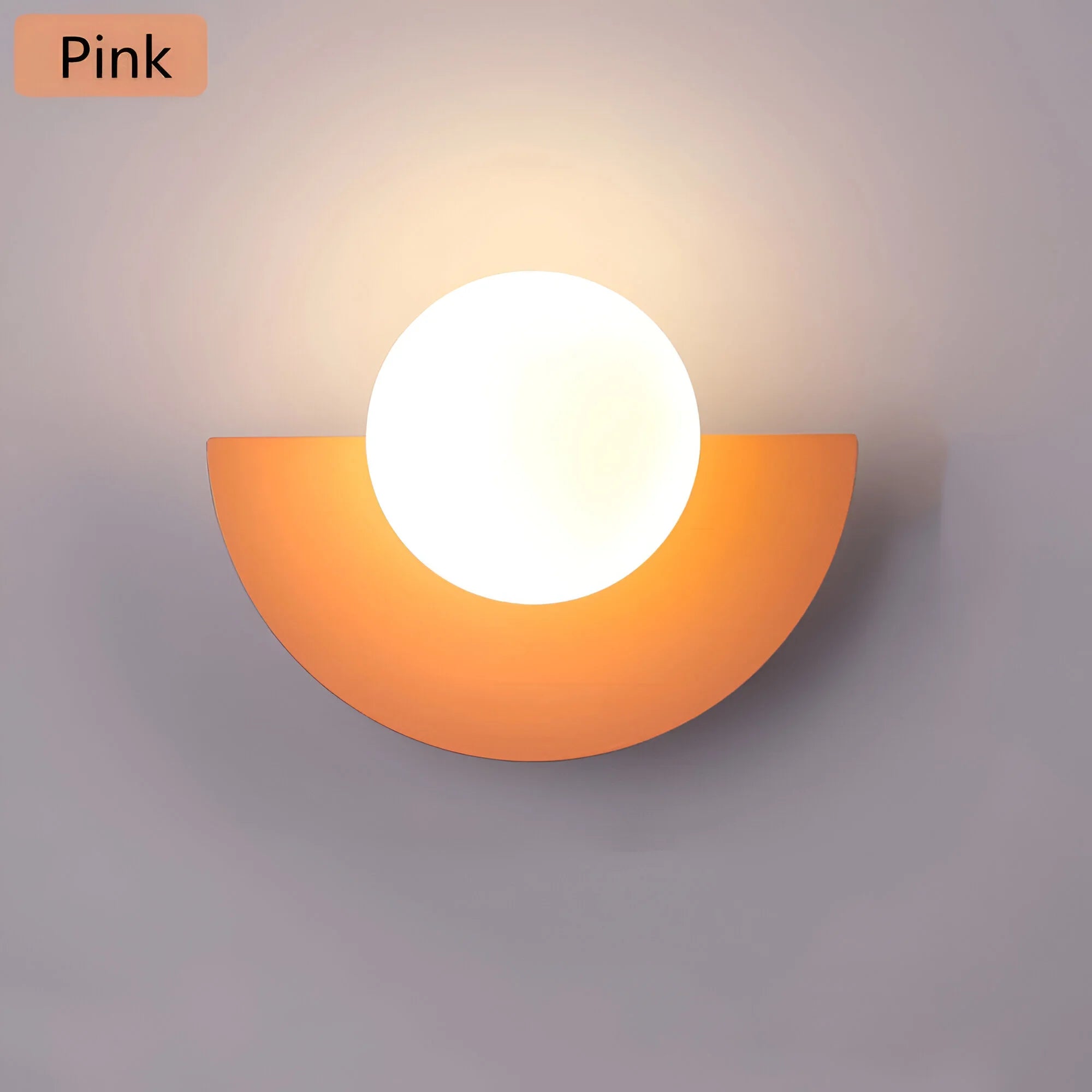 Modern Halvcirkel Vägglampa 7