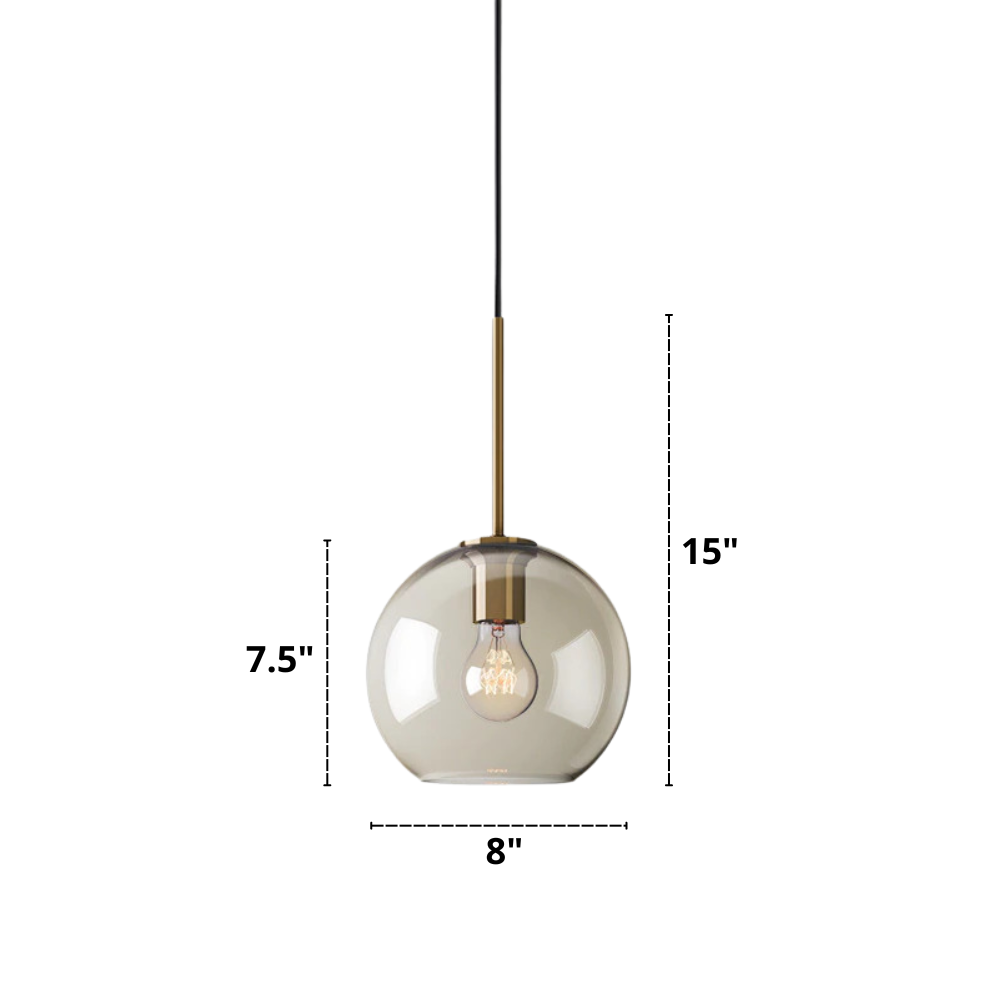 Modern Hänglampa i Glas 0